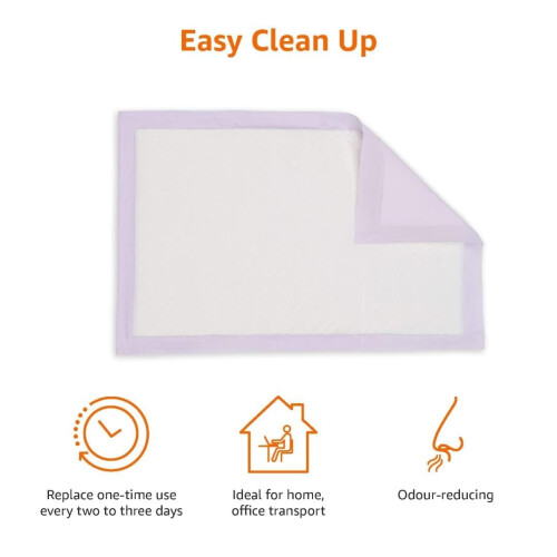 20-Pack Disposable Cat Litter Tray Liners with Quick-dry Surface, Fresh Scent, Purple 2