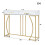 HOMAIRE Console Table White with 2 Drawers 110cm 2