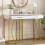 HOMAIRE Console Table White with 2 Drawers 110cm 3
