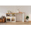 HOMAIRE White Extendable Kitchen Island Table 6