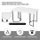 HOMAIRE 140x80cm White Marble Dining Table 6