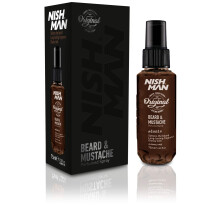 Adonis Beard & Mustache Perfumed Spray for Men, 75 ml - Nishman Beard Perfume, Perfect Smell, Alcohol Free, Eliminates Bad Odour, Contains Vitamins