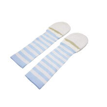 Zinc-Infused Baby Flip Mitten Sleeves for Eczema (Blue)