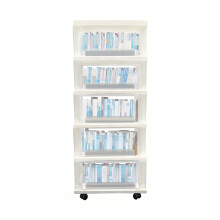 Plastic Storage Drawers 5 Organizer Drawer Cart