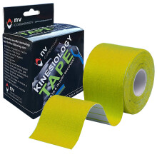 Kinesiology Tape | 5m Roll of Elastic Muscle Support Tape for Exercise, Sports & Injury Recovery (Yellow)