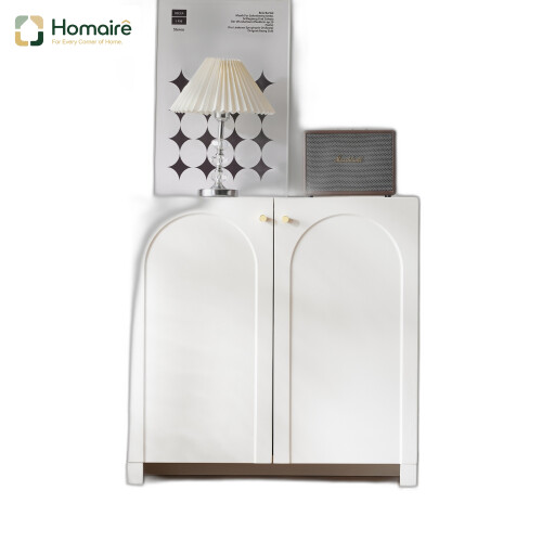 HOMAIRE White Storage Cabinet 80x40x80 cm