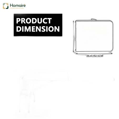 HOMAIRE 6ft Folding White Portable Table