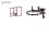 HOMAIRE Portable Adjustable Red Basketball Hoop 1