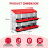 HOMAIRE 8-Compartment Red Chicken Nesting Box 2