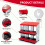 HOMAIRE 6-Compartment Red Chicken Nesting Box 6