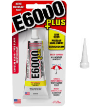 PLUS 26.6ml Industrial Strength E6000 Clear Glue with Snip Tip