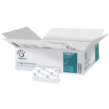Dissolve Tech - Interleaved Z-Fold Hand Towel 416617, Two Plies, 20 Packs of 200 Sheets per Clip, Size 24x20,3cm, Closed Dimensions 20,3x8cm, White