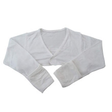 Zinc-Filled Rayon Eczema Face Anti-scratch Sleeve Cover Vest (12Months White)