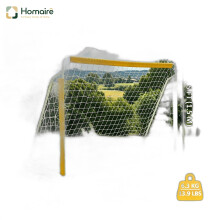 HOMAIRE Foldable Yellow Football Goal 240x150cm
