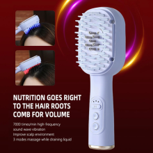 Electric Scalp Massage Comb Hair Growth, Red Light Therapy Brush Head Massager
