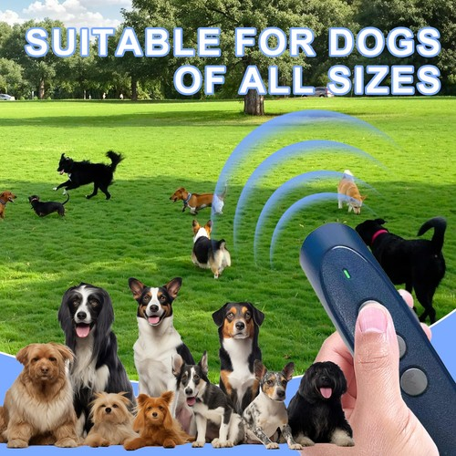 Pet Dog Anti Barking Repeller LED Ultrasonic Control Device Stop Bark Training