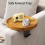Coffee Table Adjustable Sofa Arm Table Side Table Wooden Couch Armrest Tray UK 1