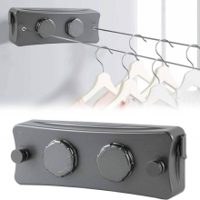 5.1m Minky Retractable Clothes Reel Double Washing Line Wall Mounted Outdoor