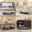 2Ã— Large Underbed Storage Box on Wheels Lid Under Bed Sofa Dustproof Organize UK 3