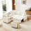 HOMAIRE Beige Chenille Corner Sofa with Sleep 6