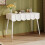 HOMAIRE White Vanity Table with 2 Drawers 6