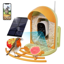 Smart Bird Feeder with Camera Solar Powered Camera Bird Feeder 2K Live Feed