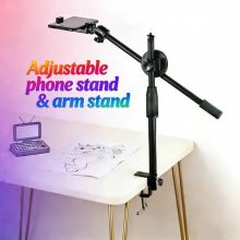 Overhead Tripod Table Tabletop Shooting Stand Tripods with Mobile Phone Holder