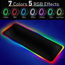 800*300mm Large Rgb Colorful Led Lighting Gaming Mouse Pad Mat Desk Pc Laptop