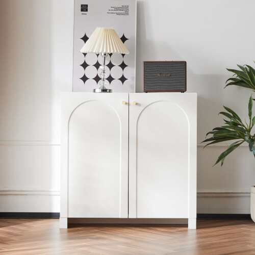 HOMAIRE White Storage Cabinet 80x40x80 cm 2