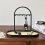 Modern Metal Key Holder & Organizer - Oval Entryway Tray with Multiple Hooks UK 2