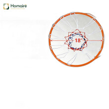 HOMAIRE 18" Wall Mounted Basketball Hoop Orange