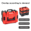Heavy-Duty Stackable Toolbox with Anti-Theft Lock Portable Tool Organizer Case 3