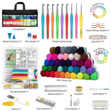 113PCS Complete Crochet Kit for Beginners Adults All-in-One Crochet Starter Kit