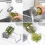 2PCS Seed Sprouting Jar Kit with Lids Stand Tray Sprouts Maker Germinator CLEAR 4