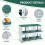 HOMAIRE 6-Compartment Green Chicken Nest Box 6