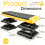 HOMAIRE Adjustable Aerobic Stepper Yellow 2
