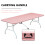 HOMAIRE 6ft Folding Pink Portable Table 4