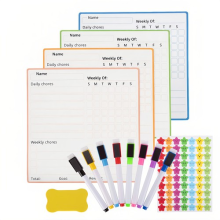 Magnetic Calendar for Fridge Monthly Weekly Planner Dry Erase Whiteboard Kit
