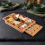 Multi-purpose Bamboo Serving Tray with Slide-out Drawer, Cheese Board 1