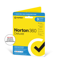 360 Deluxe 2026, Antivirus software for 3 Devices and 1-year subscription with automatic renewal, Includes Secure VPN and Password Manager, PC/Mac/iOS