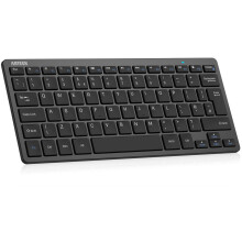 Ultra-Slim Bluetooth Keyboard Compatible with iPad 10.2-inch/Air/ 9.7-inch/Pro/Mini, iPhone and Other Bluetooth Enabled Devices Including iOS, Android
