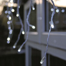 NOMA 480 Snowing LED Icicle Lights, White - 10.2m