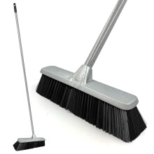 Silver Soft Indoor Broom Brush with Handle