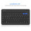 HB220B Universal Backlit 7-Colors & Adjustable Brightness Multi-Device Slim Portable Wireless Bluetooth 3.0 Keyboard for iOS, Android, Windows Tablet 4