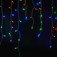 NOMA 240 Spectrum Colour Changing Icicle Lights, Multicoloured - 7m