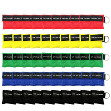 50pcs CPR Face Shield Mask, Keychain Mask Disposable Emergency Kit CPR Face Shields Mask for First Aid Cardiac Resuscitation Training (50 Pack)