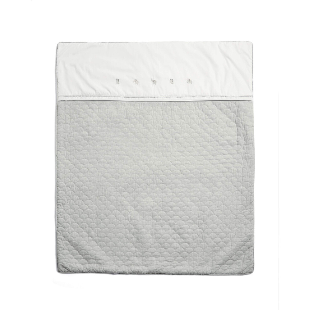 Mamas & Papas Welcome To The World Quilt - Grey Elephant - Bamboo Cotton - 110 x 120cm - Image 3