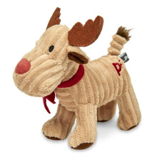 Woodland Reindeer, Christmas Plush Dog Toy with Built-In Squeaker (Pack of 1)