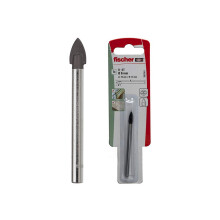 551340 Glass Ceramic Tile Drill Bit with Hard Metal Cutting Edge for Glass and Ceramics, Grey, 5 mm