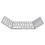 Foldable Bluetooth Keyboard with Touchpad, Wireless Mini Keyboard for PC, Tablet, Android, Smartphone - Silver 1